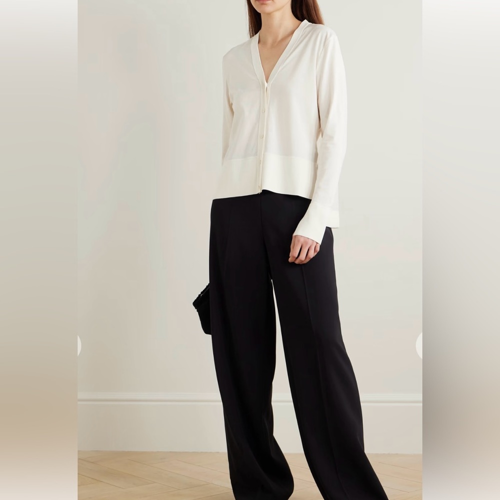 Joseph silk and cotton cardigan, beautiful luxury size small